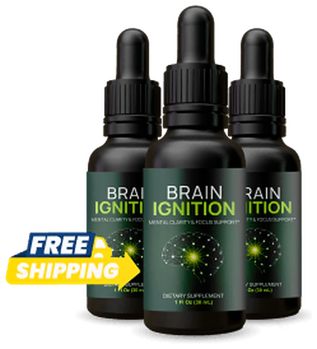 Brain Ignition mental clarity and focus drops, 1 fl oz bottles