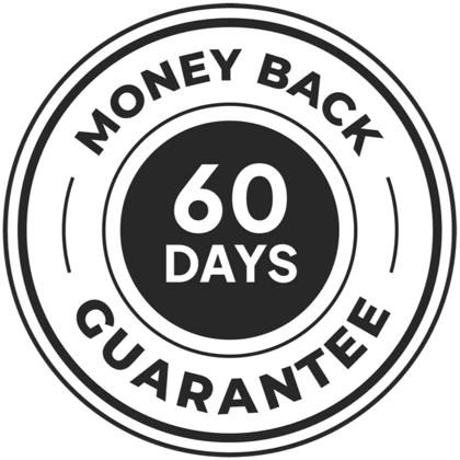 60-day satisfaction guarantee
